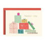 Holiday Boxed Cards Presents Thank You Set of 10