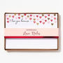 I Love You Because Cards Set 4x6