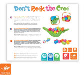 Alternative view 2 of Don't Rock the Croc Balance Game