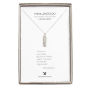 Maya Angelou ''Attitude of Gratitude'' Quote Pendant Necklace, Sterling Silver, 18''