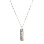 Alternative view 3 of Maya Angelou ''Attitude of Gratitude'' Quote Pendant Necklace, Sterling Silver, 18''