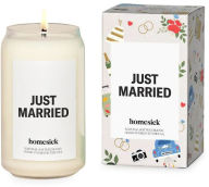 Title: Just Married Candle