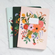 Title: Assorted Set of 3 Garden Party Notebooks