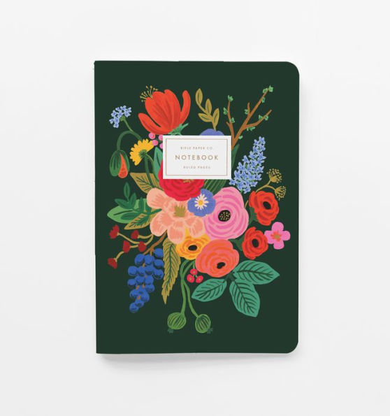 Assorted Set of 3 Garden Party Notebooks