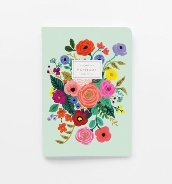 Assorted Set of 3 Garden Party Notebooks