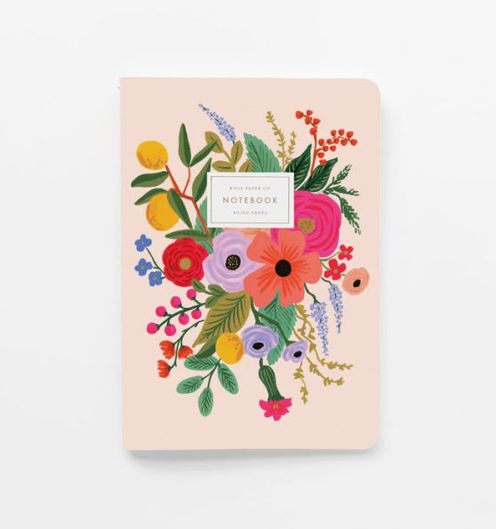 Assorted Set of 3 Garden Party Notebooks