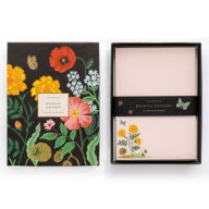 Title: Botanical Social Stationery Set