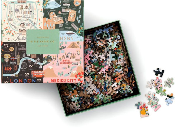 Rifle Paper 500 Piece Jigsaw Puzzle - Maps