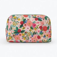 Title: Garden Party Large Cosmetic Pouch