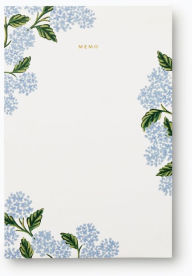 Title: Hydrangea Memo Notepad