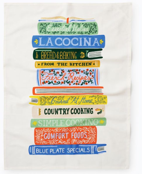 Cookbooks Tea Towel