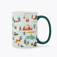 Title: Holiday Village Mug