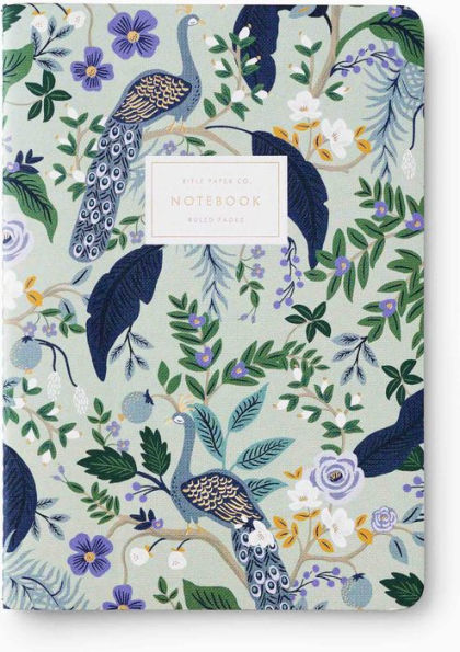 Rifle Paper Co. Peacock Stitched Notebooks