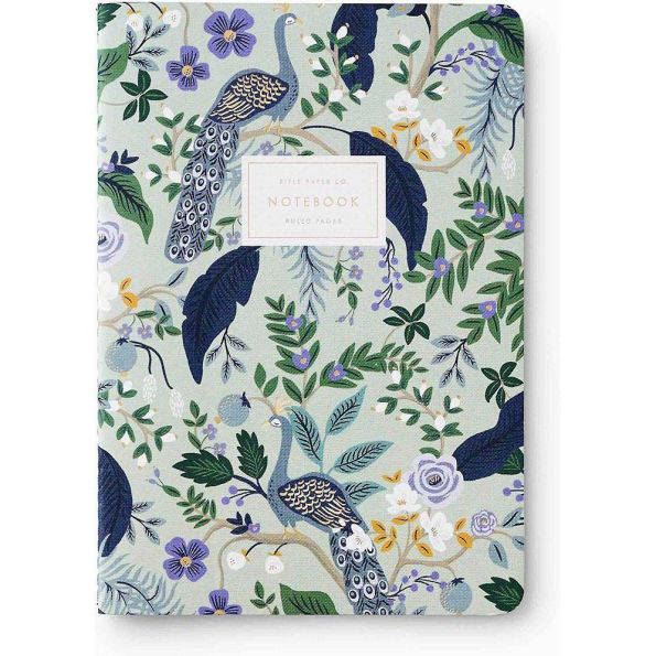 Rifle Paper Co. Peacock Stitched Notebooks