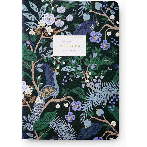 Rifle Paper Co. Peacock Stitched Notebooks