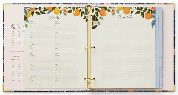 Citrus Grove Recipe Binder