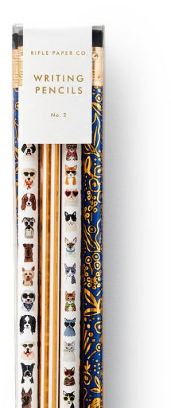 Rifle Paper Co. Cats & Dogs Pencil Set