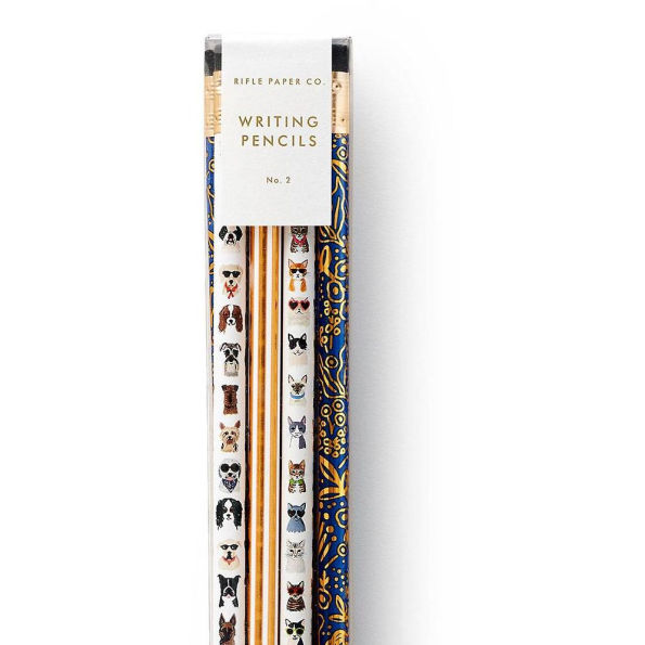 Rifle Paper Co. Cats & Dogs Pencil Set