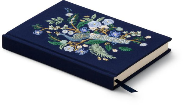 Peacock Embroidered Journal