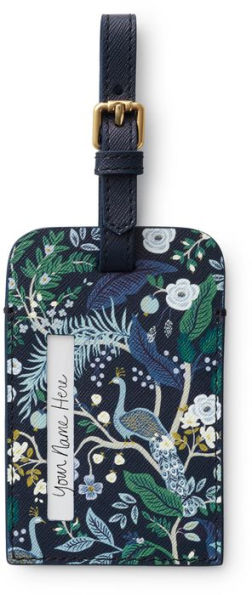 Peacock Luggage Tag