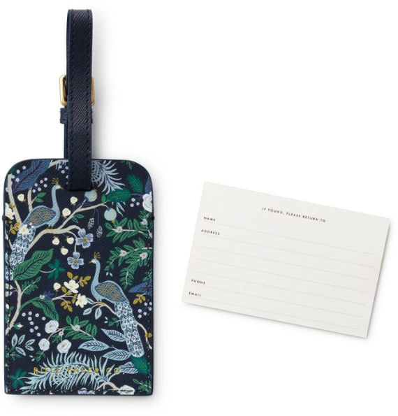 Peacock Luggage Tag