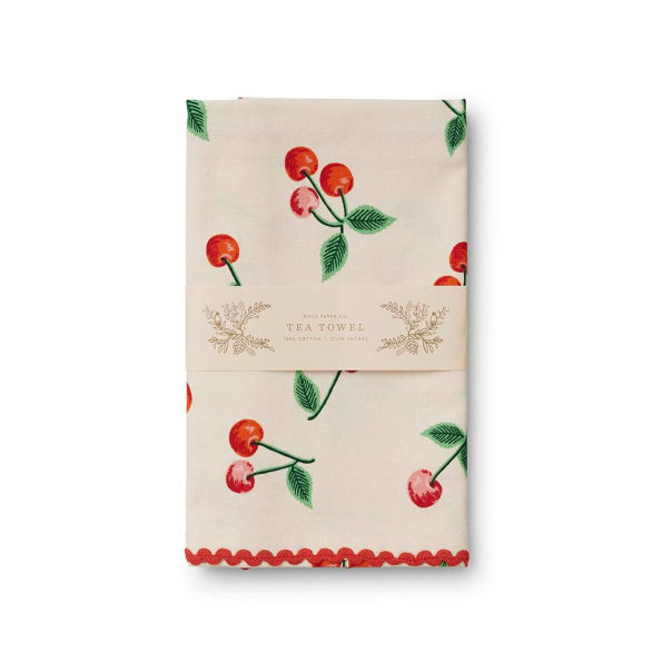 Cherries Tea Towel
