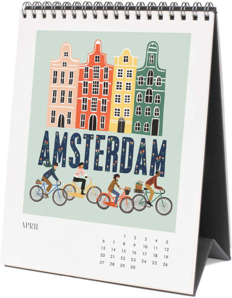 2025 Greetings from Around the World Desk Calendar