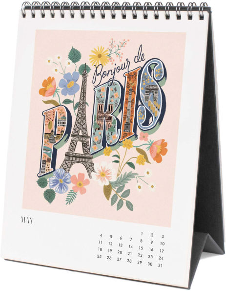 2025 Greetings from Around the World Desk Calendar