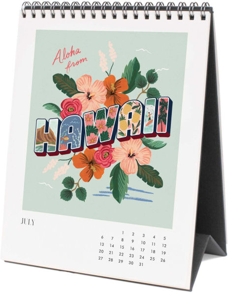 2025 Greetings from Around the World Desk Calendar