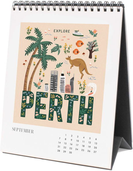 2025 Greetings from Around the World Desk Calendar