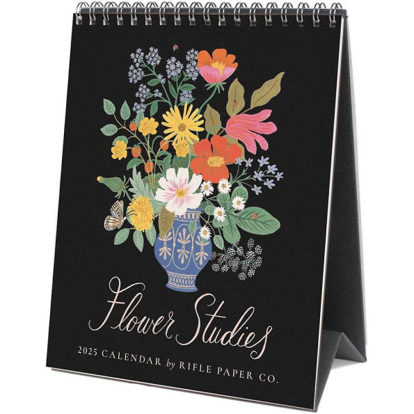 2025 Flower Studies Desk Calendar