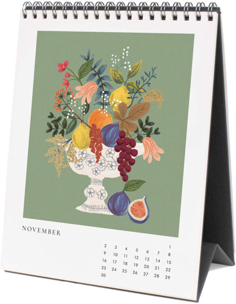 2025 Flower Studies Desk Calendar