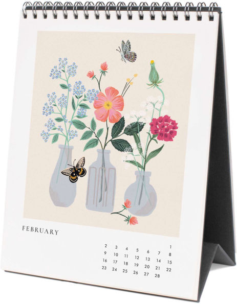 2025 Flower Studies Desk Calendar