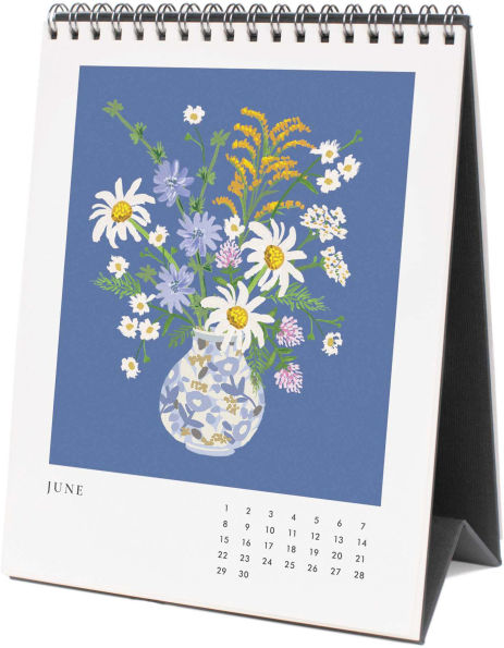 2025 Flower Studies Desk Calendar