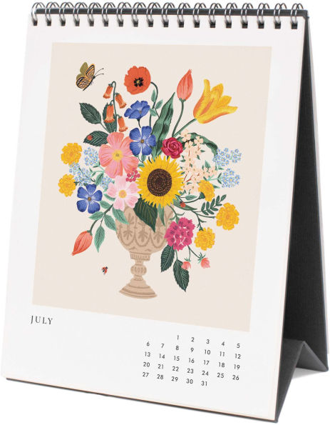 2025 Flower Studies Desk Calendar