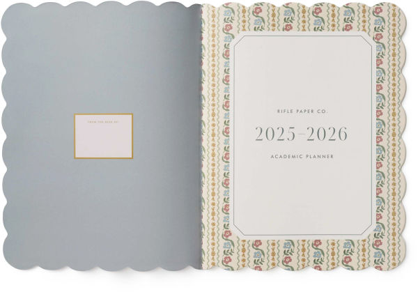 2025-2026 Delphine 12-Month Academic Appointment Notebook Planner