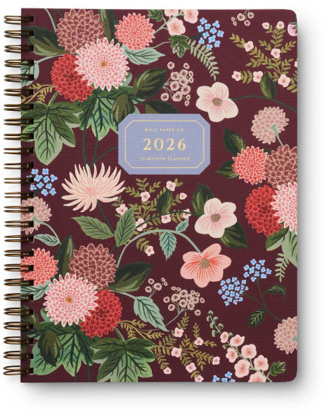 2026 Dahlia Soft Cover Spiral Planner