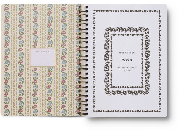 2026 Dahlia Soft Cover Spiral Planner