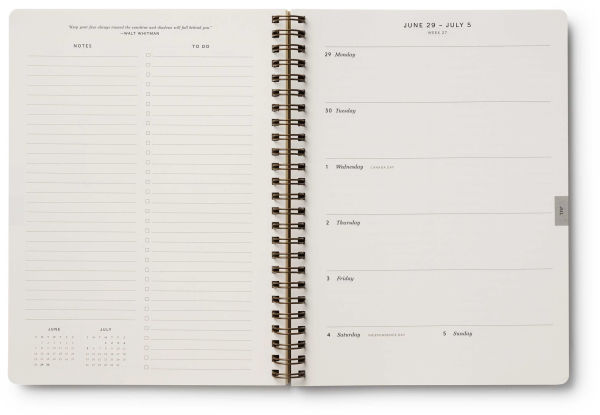 2026 Dahlia Soft Cover Spiral Planner