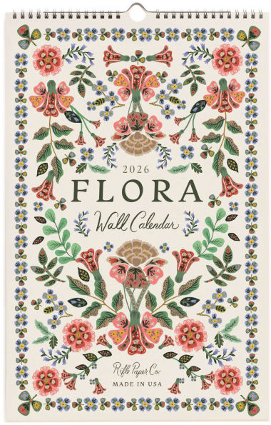 2026 Flora Wall Calendar
