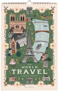 Title: 2026 World Travel Wall Calendar