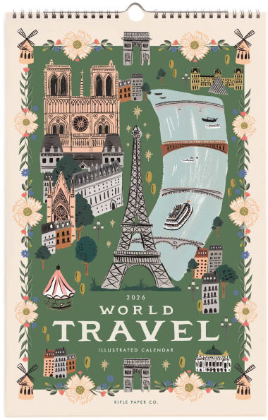 2026 World Travel Wall Calendar