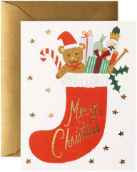Title: Rifle Christmas Toy Stocking Stationery Set
