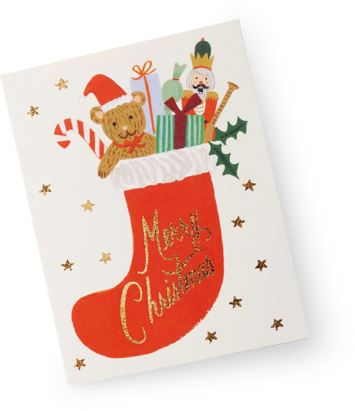 Rifle Christmas Toy Stocking Stationery Set
