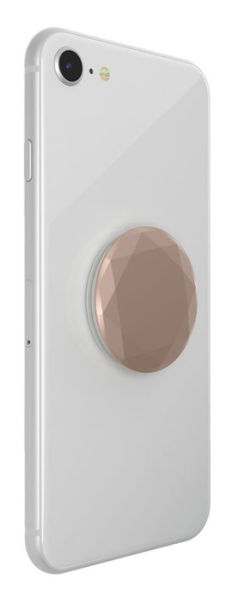 PopSockets 800491 PopGripAluminumRoseGoldDiamond