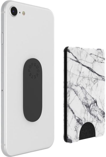 PopSockets 800860 PopWallet - White Marble