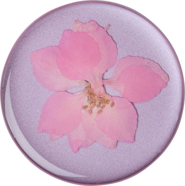 PopSockets 801238 PopGrip - Pressed Flower Delphinium Pink