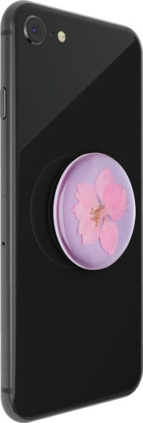 PopSockets 801238 PopGrip - Pressed Flower Delphinium Pink