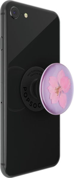 PopSockets 801238 PopGrip - Pressed Flower Delphinium Pink