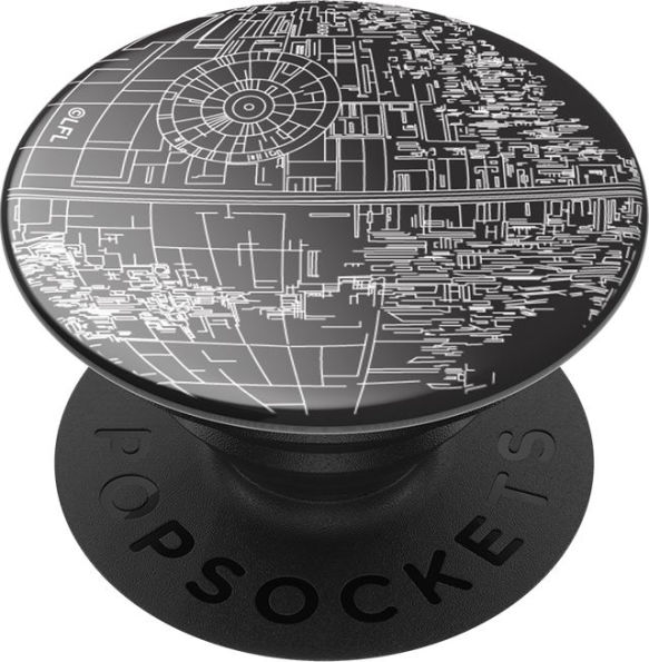 PopSockets PopGrip STWR Death Star Alum